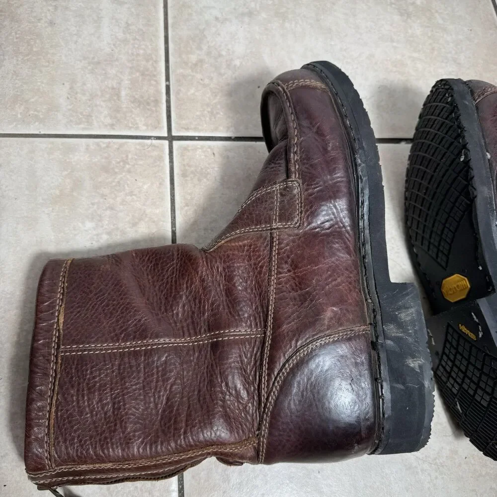 Browning Waterproof Hunting Boots Mens 12 Outdoors Work Brown Leather
